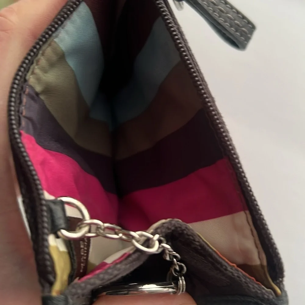 COACH‎ Skinny ID wallet  Sparkle Keychain Cardholder